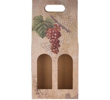 Sac cadeau 2 bouteilles