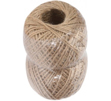 Ficelle jute, Résistance à la rupture 30 kg, Ø 2 mm x 90 m