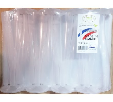 Flûtes à champagne plastique réutilisables x 8