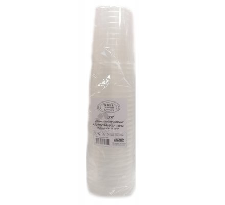 Gobelets réutilisables 63 cl x 25