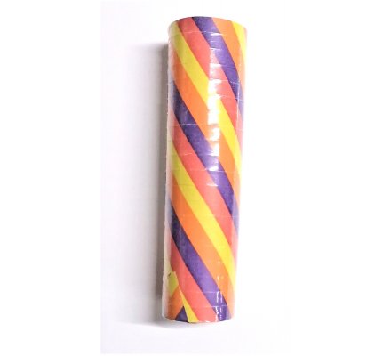 20 rouleaux de serpentins multicolores