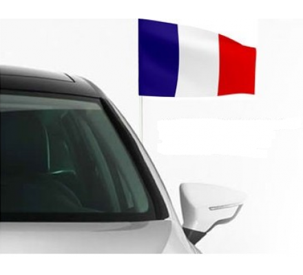 Drapeau France + Stick auto