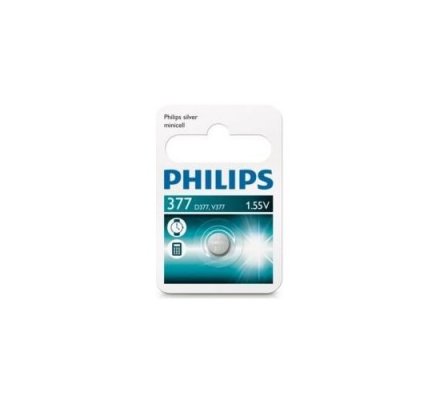 Pile bouton Philips 377