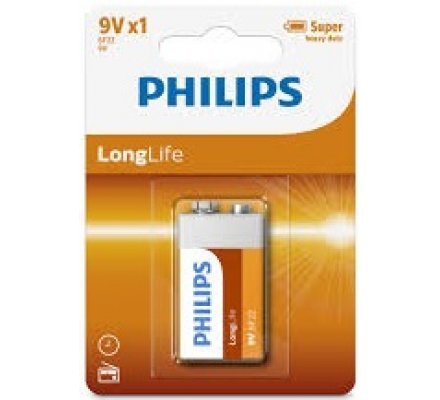 1 pile Long Life 9 V / Philips