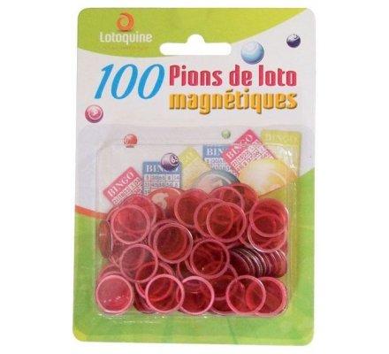 Jetons de Loto Magnétiques 100 Pièces