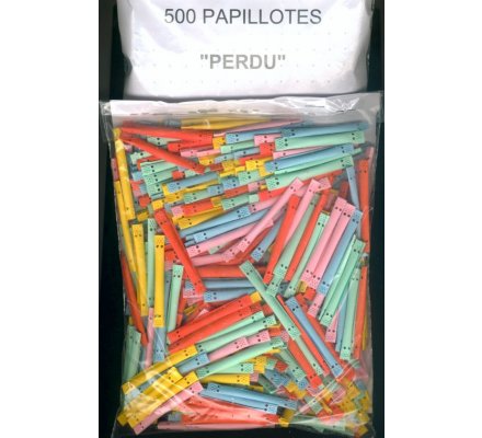 Papillotes pour stands x 500   'PERDU'
