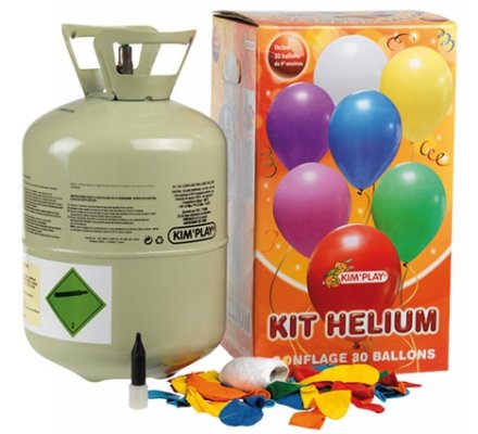 Bonbonne hélium 30 ballons