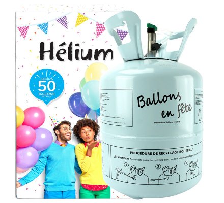 Bonbonne hélium 50 ballons