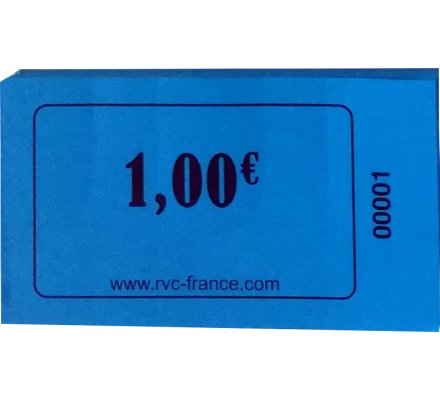 Carnet de 100 tickets "1,00€"