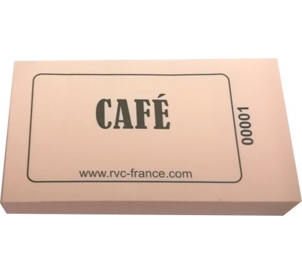 Carnet de 100 tickets "Café"