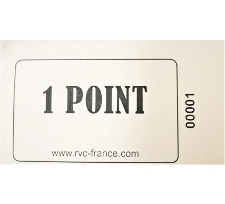 Carnet de 100 tickets "1 POINT"