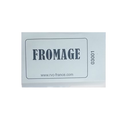 Carnet de 100 tickets "Fromage"