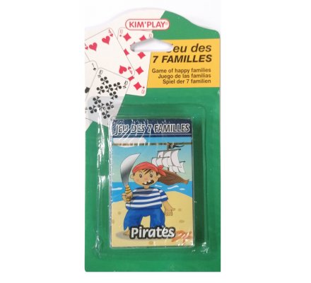 Jeu de 7 familles sous blister