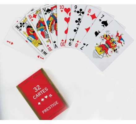 jeu de 32 cartes photo