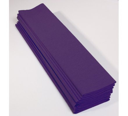 Papier crépon 60 % - 10 feuilles - Violet