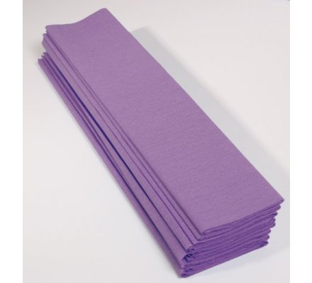 Papier crépon 40 % - 10 feuilles - Mauve