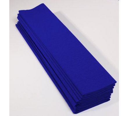 Papier crépon 40 % - 10 feuilles - Bleu France