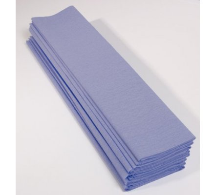 Papier crépon 40 % - 10 feuilles - Bleu ciel