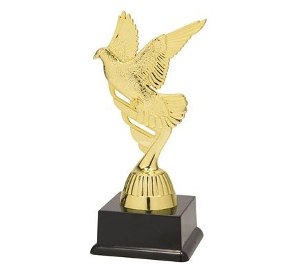 Trophée pigeon 19cm