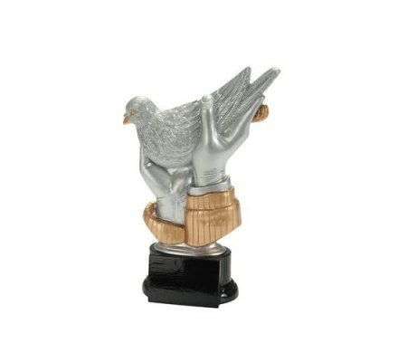 Trophée pigeon 20 cm