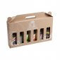 Coffret carton kraft pour 6 bouteilles