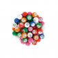 Boules loto numérotées de 1 à 90