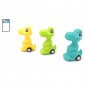 Animal dino 7 cm sur roues