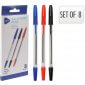 Lot de 8 stylos billes